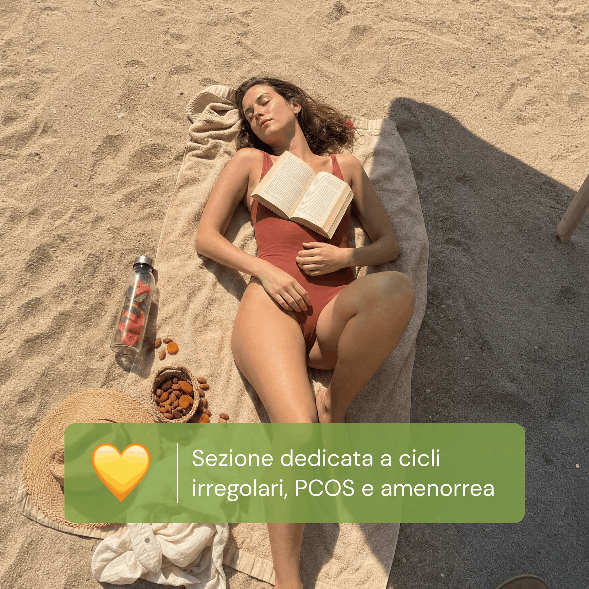 Vivi l'estate in sintonia con il tuo ciclo